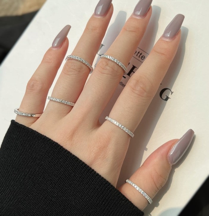 Kaeli - S925 Rhodium Plated Ring