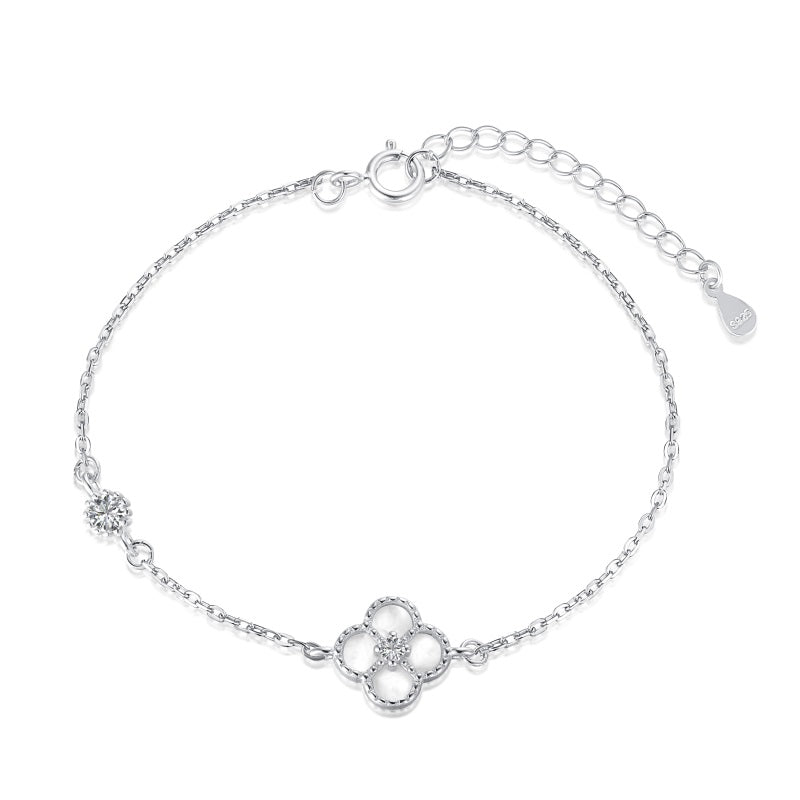 Alyssum - S925 Rhodium Plated Bracelet