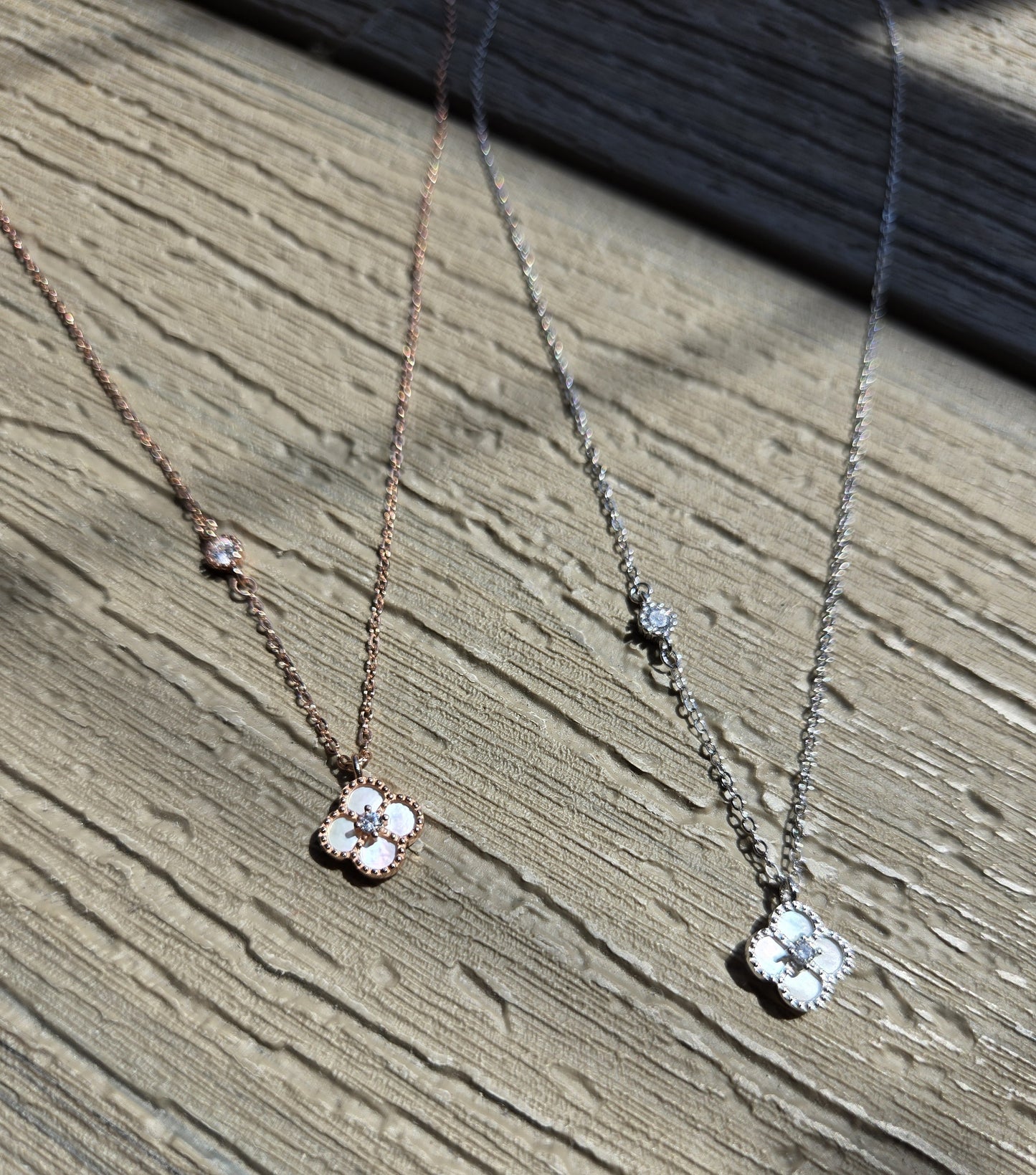 Alyssum - S925 18k Rose Gold Plated Necklace