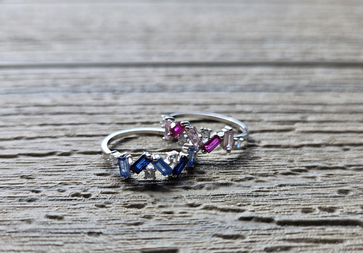 Alaya Blue - S925 Rhodium Plated Ring