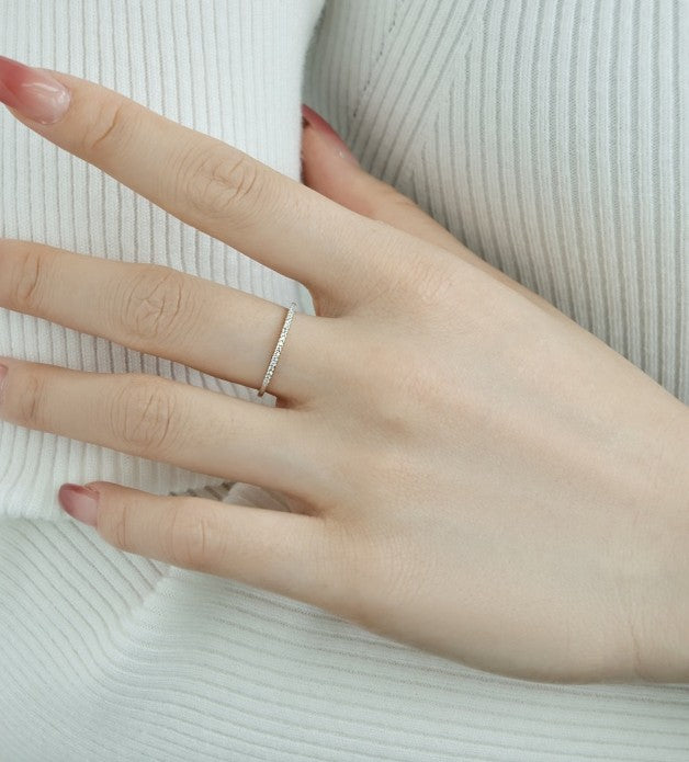 Ellis - S925 Rhodium Plated Ring