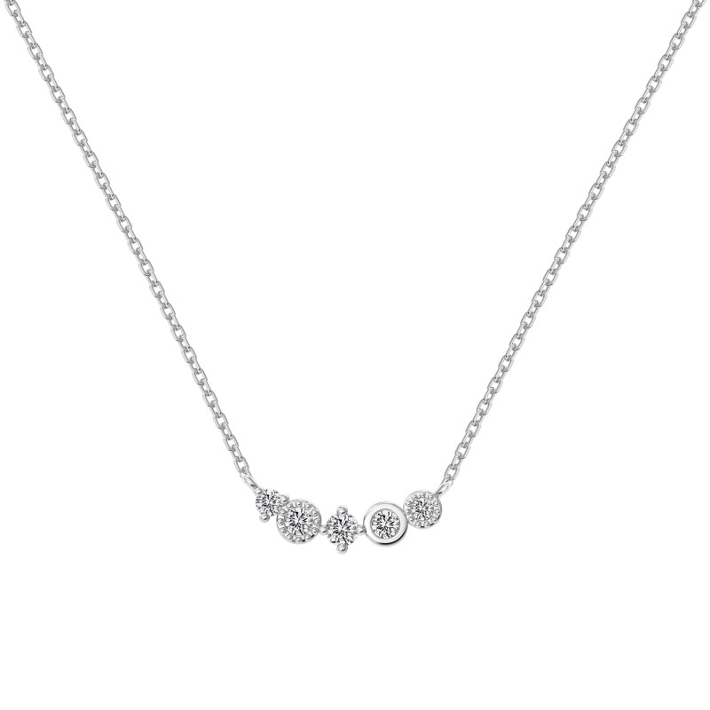 Olivia - S925 Rhodium Plated Necklace