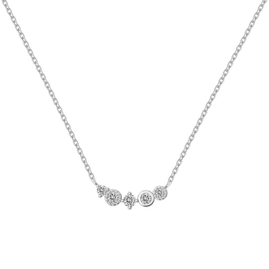 Olivia - S925 Rhodium Plated Necklace